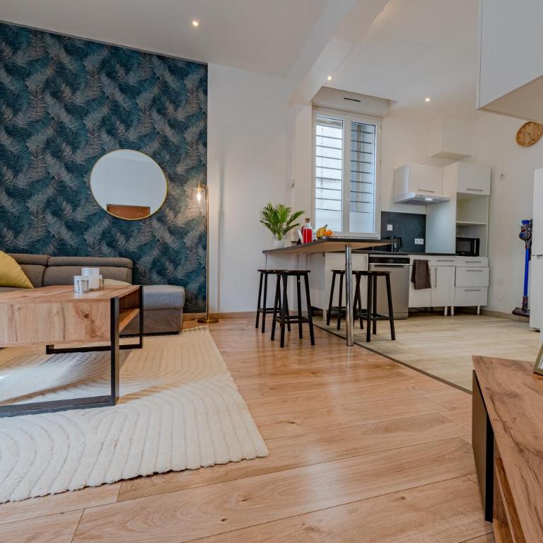 Chic Family - Neuf & Moderne - Parking Wifi Centre Ville Gare TGV - Confort idéal Famille - OFFRE SPECIALE - Appartamento con 2 Camere da Letto - 13