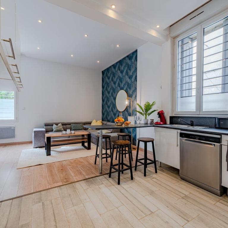 Chic Family - Neuf & Moderne - Parking Wifi Centre Ville Gare TGV - Confort idéal Famille - OFFRE SPECIALE - Appartamento con 2 Camere da Letto - 22