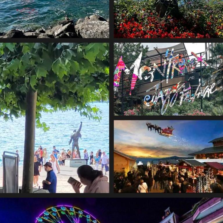 Maison avec 2 espaces separes sur 2 niveaux distincts, Montreux,Festivals,Chateaux de Chillon,FreddieMercury,Casino,lac leman plages,montagne, Pour voyageurs souhaitant partager une maison familiale et economique, 15 minutes a pied du centre en descente - Apartment mit 1 Schlafzimmer - 4