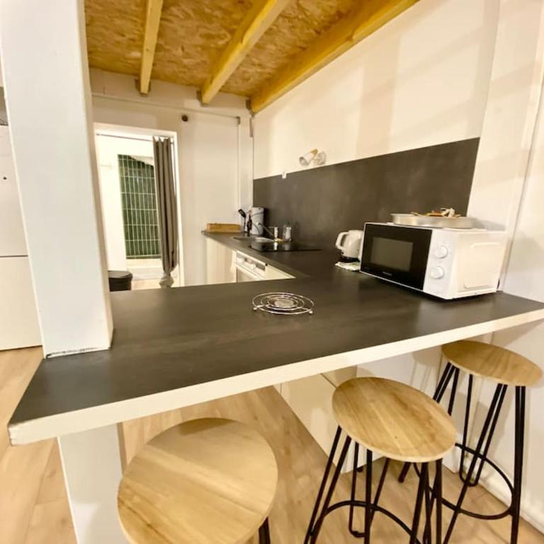 La mezzanine Rouennaise - One-Bedroom Apartment - 9