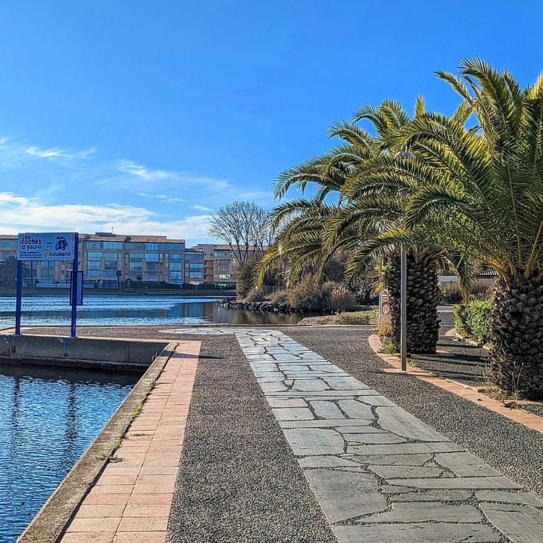 Cap d'Agde T2 4-6 personnes Mezzanine Vue mer Piscine Wifi - Appartement 1 Chambre - 21