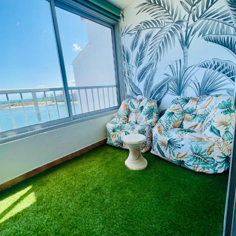 Cap d'Agde T2 4-6 personnes Mezzanine Vue mer Piscine Wifi - Appartement 1 Chambre - 7