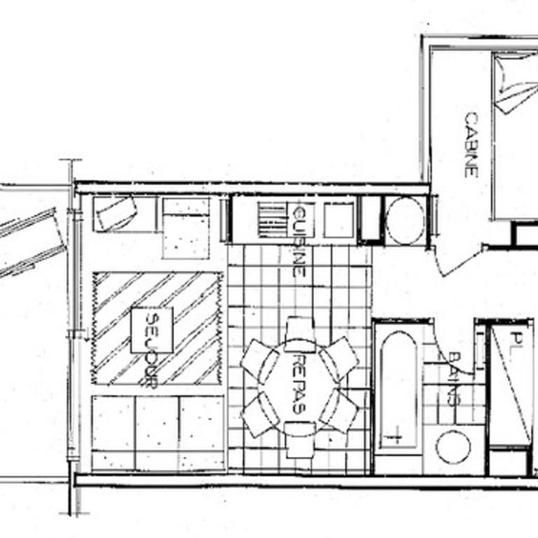 Appartement Les Saisies 6 pers avec terrasse - Apartamento de 1 dormitorio - 2