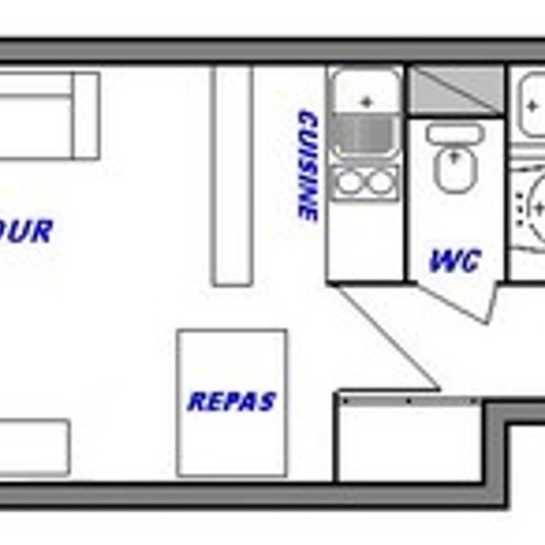 Appartement avec animaux, vue montagne - 5 pers. - FR-1-293-128 - Apartamento (5 adultos) - 14