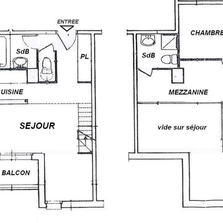 Appartement 2 pièces mezzanine, 6 couchages, vue montagnes, Les Saisies - FR-1-293-75 - Appartement (6 Adultes) - 2