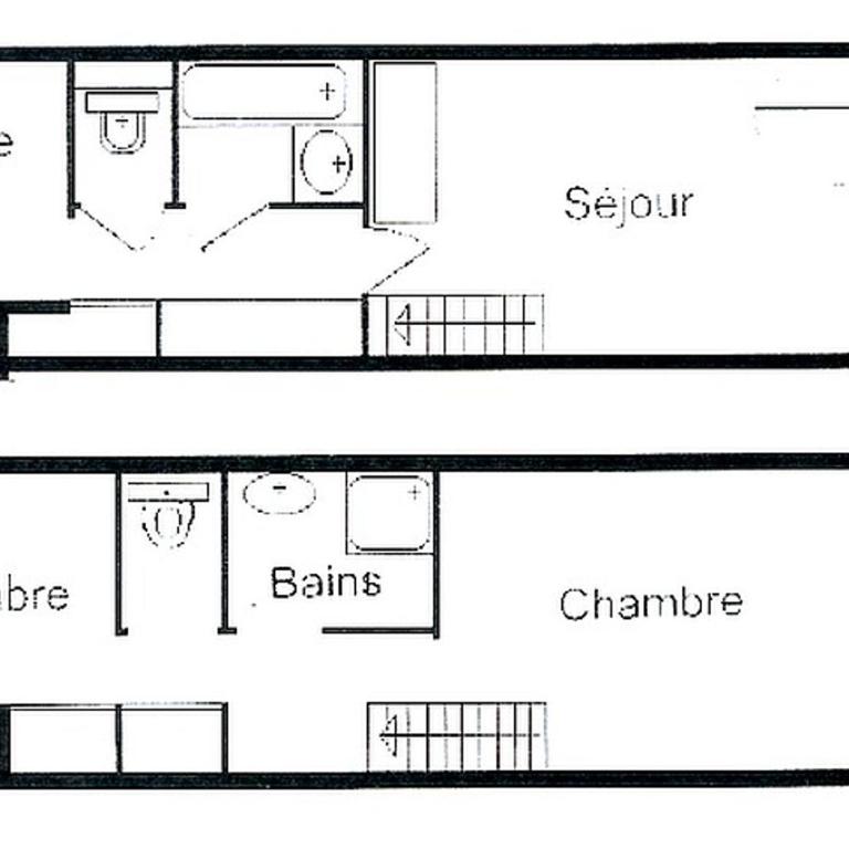 Appartement 3 pièces, 2 salles de bains pour 8 aux Saisies - One-Bedroom Apartment - 4