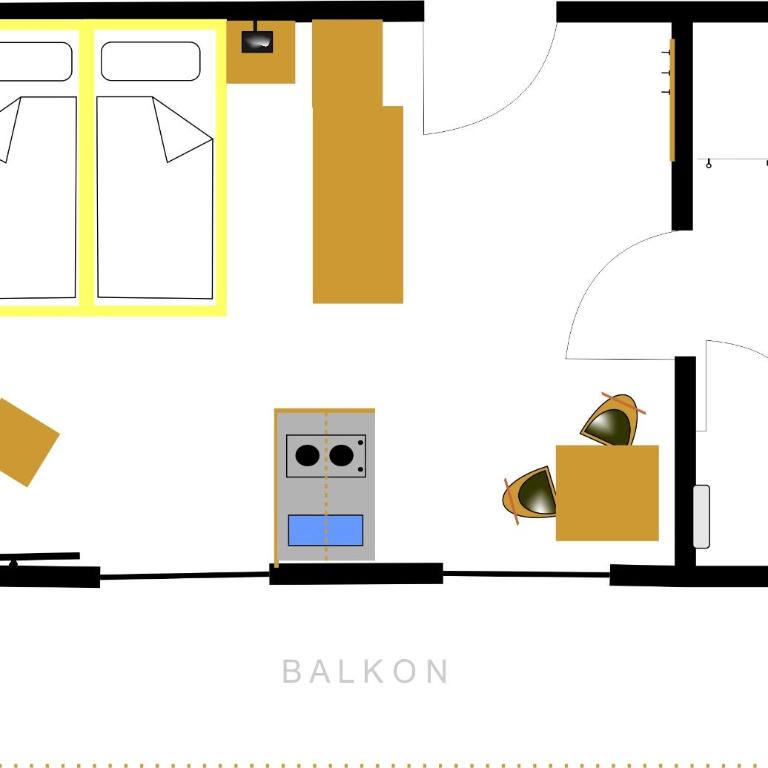 Haus Hintertux - Deluxe Doppel-/Zweibettzimmer mit Bergblick - 4