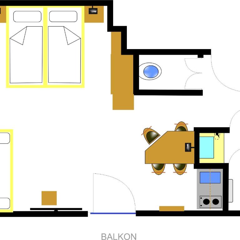 Haus Hintertux - Deluxe Doppel-/Zweibettzimmer mit Balkon - 5