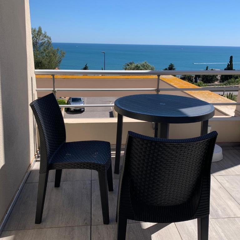 Sète - vue mer imprenable, piscine, calme - Appartement - Vue sur Mer - 1