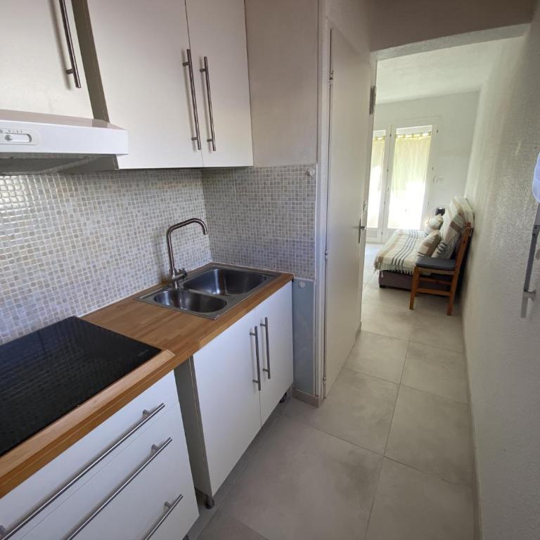 Narbonne-Plage : T2 climatisé, balcon, parking, à 100m de la plage, commerces à proximité - FR-1-795-12 - Apartamento - 9