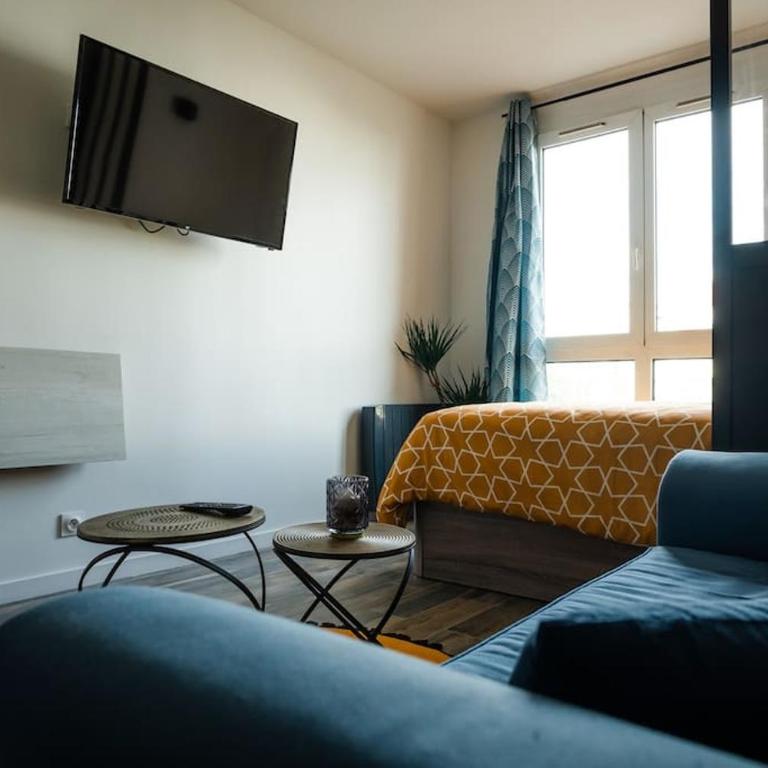 Charmant studio à Saint-Denis - accès direct Paris & Stade de France - Apartamento de 1 dormitorio - 32