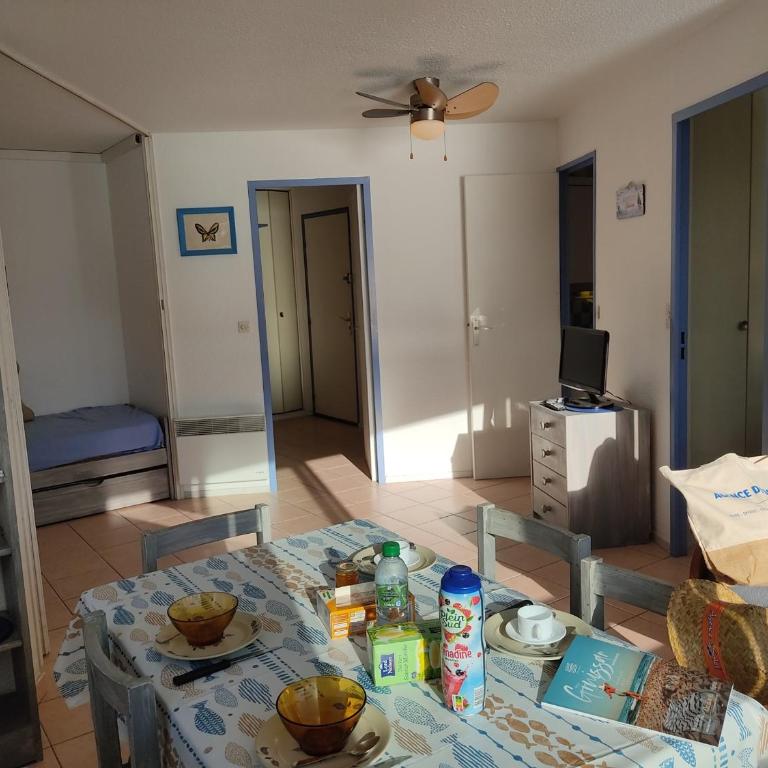 Gruissan: T2 Spacieux 4/5 Pers, Proche Plage Grazel, Parking Privé - FR-1-796-34 - Apartamento - 4