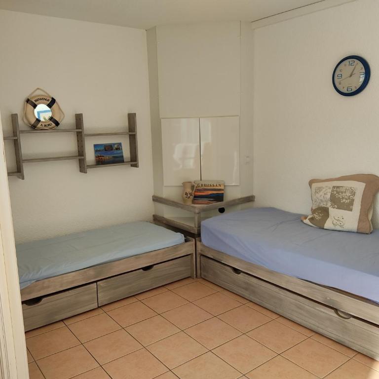 Gruissan: T2 Spacieux 4/5 Pers, Proche Plage Grazel, Parking Privé - FR-1-796-34 - Apartamento - 7