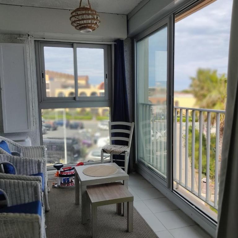 Gruissan Studio Vue Mer 2/3 Pers à 50m Plage Grazel, Parking Sécurisé - FR-1-796-47 - Appartamento - 3