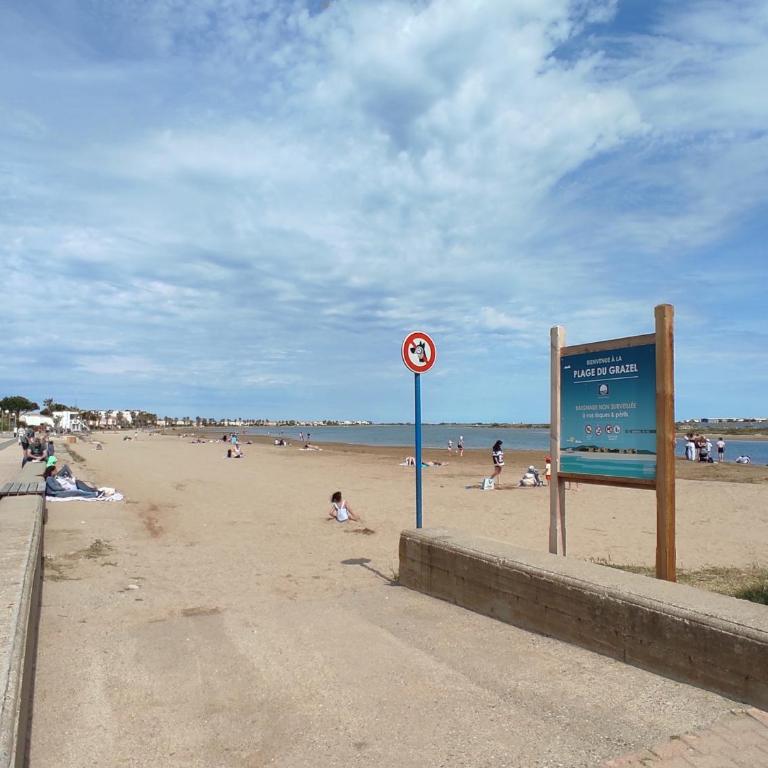 Gruissan Studio Vue Mer 2/3 Pers à 50m Plage Grazel, Parking Sécurisé - FR-1-796-47 - Appartamento - 9