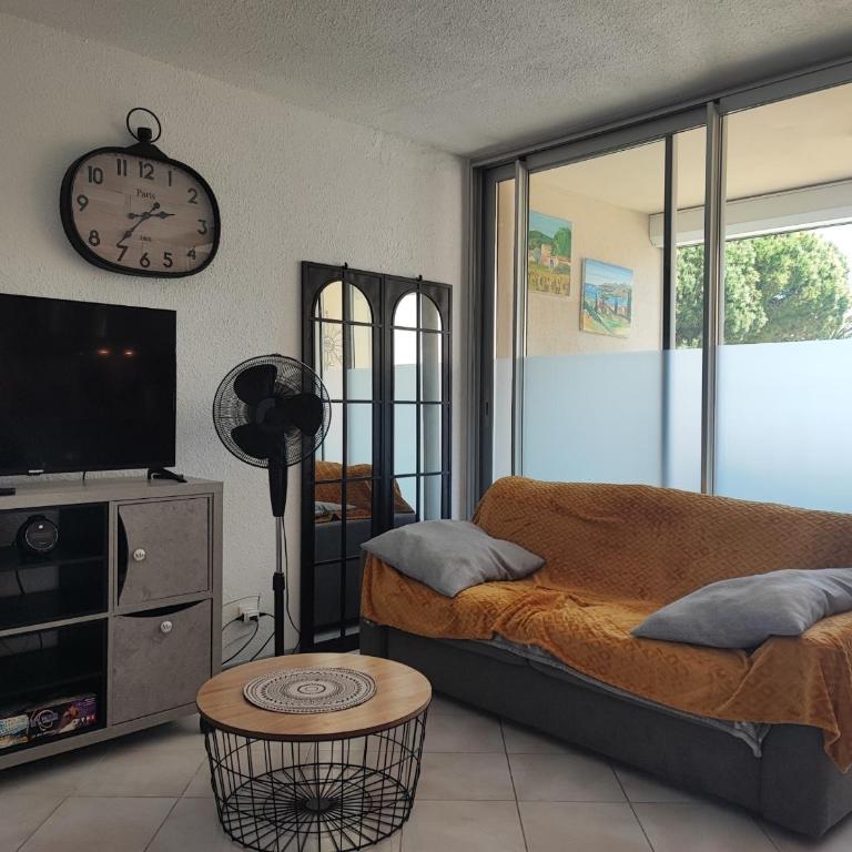 Studio spacieux à Gruissan - Parking - Vue port - Proche plage - FR-1-796-29 - Appartamento - 4