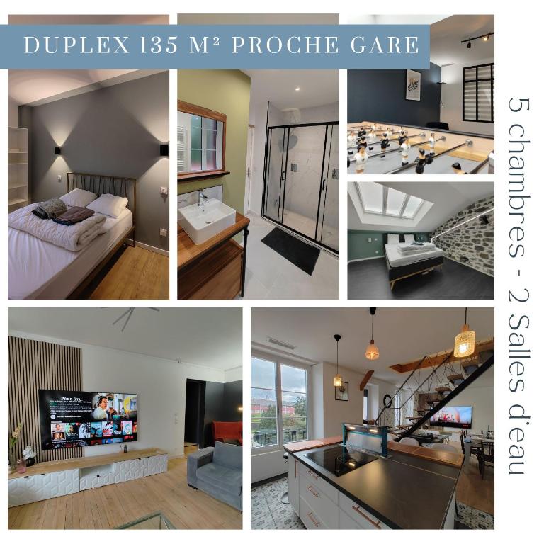Magnifique Duplex de 135 m2 pour vos séjours jusqu'à 10 à Lourdes - Appartement - 48