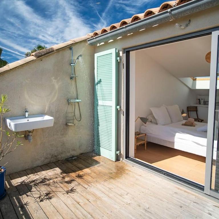 La Cabane des Salants la Capte Presqu'île de Giens - Villa - 44