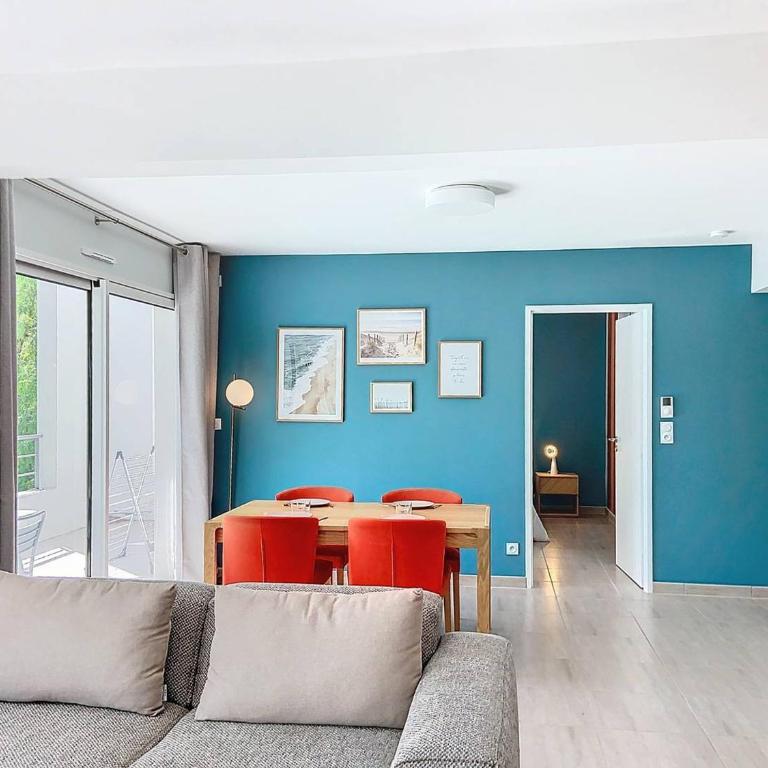 Appartement Standing avec Terrasse, Piscine et Accès Plage, 2 Chambres, Climatisé, Parking, PMR - FR-1-770-28 - Appartement - 5