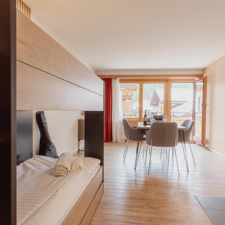 Charmant studio au centre de Saas-Fee - Apartment mit 1 Schlafzimmer - 10