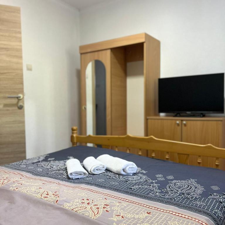 Villa Bubanja with shared pool - Two-Bedroom Apartment with Terrace and Sea View - 32