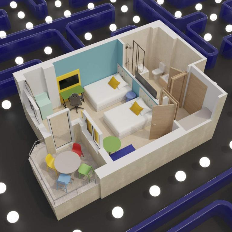 Hotel Magic Games 4 - Habitación Cuádruple Superior - 1