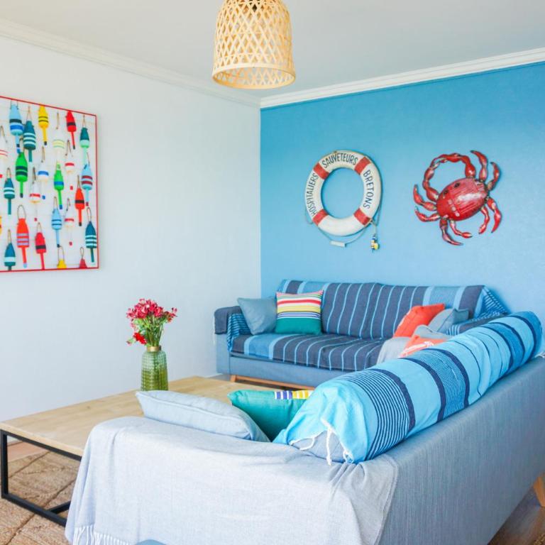 -Mave Mai- Magnifique T3 surplombant la mer - Appartement 2 Chambres - 12