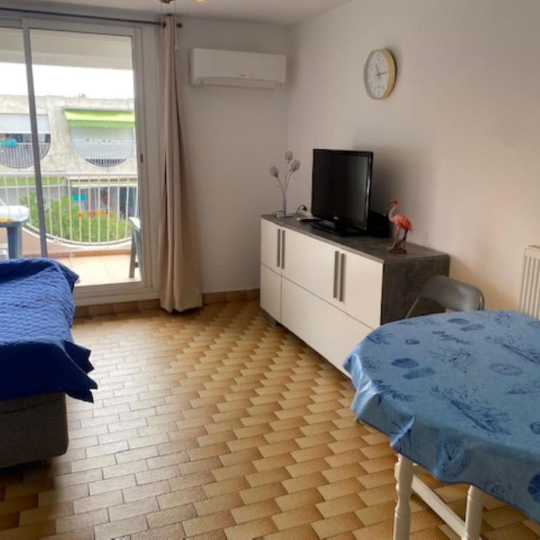 Vittoria Immobilier 5 - REGLEMENT SUR PLACE - chèques vacances acceptés - Studio with Terrace - 6