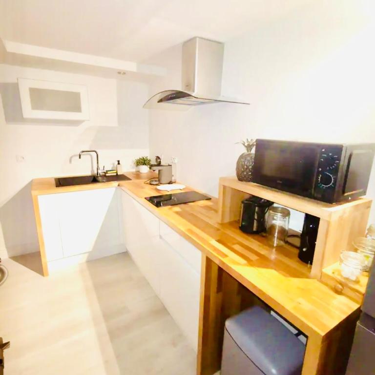 Appart-one terrasse jacuzzi parking - Apartment mit 1 Schlafzimmer - 22