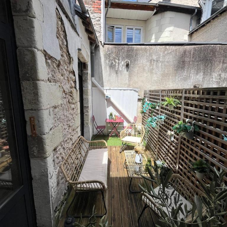 La Porte Chartraine - Appartement avec terrasse au coeur de Blois - Appartamento con 1 Camera da Letto - 12