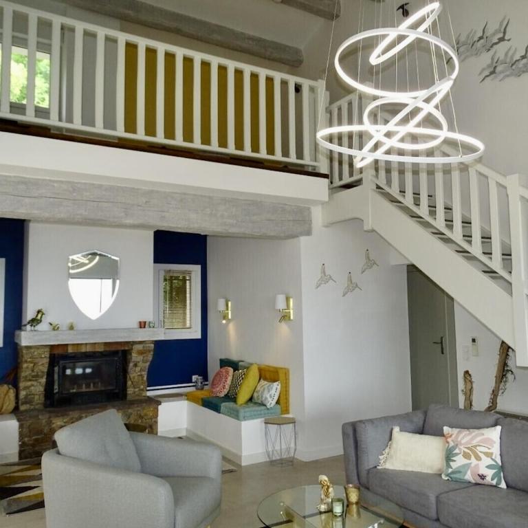 Superbe vue mer et Estérel, Villa Neuve pour 8-10 Personnes, Clim, Piscine - Villa - 8