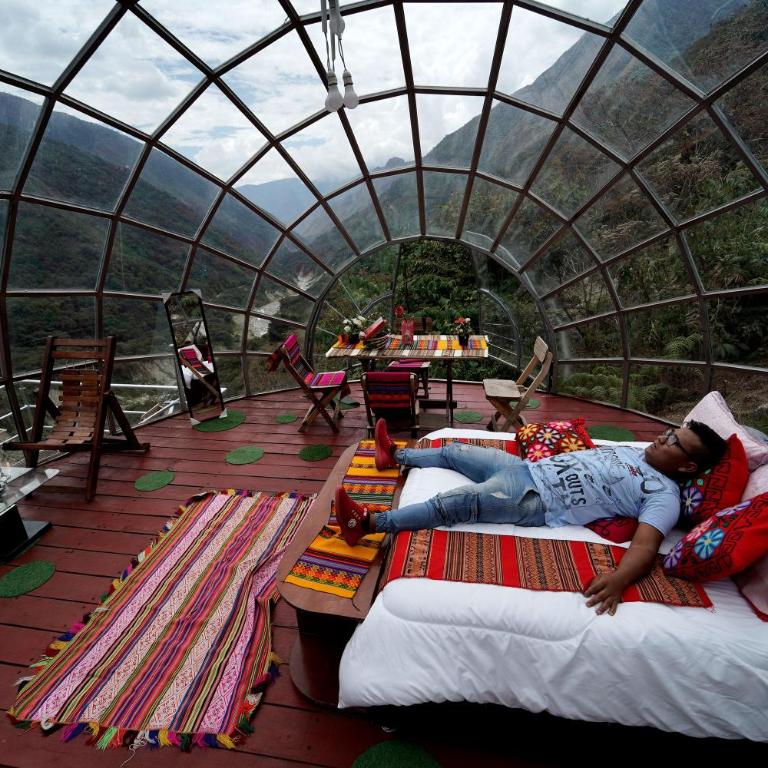 Salkantay Hoteles Capsulas - Habitación Cuádruple con vistas a la montaña - 16