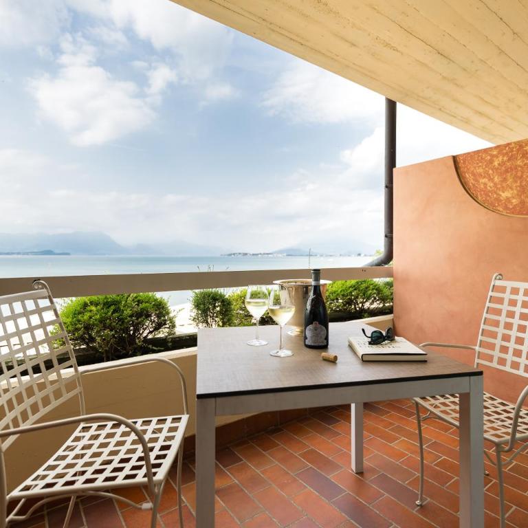 Hotel Aquila D'Oro Desenzano - Camera Matrimoniale Superior con Vista Lago - 12