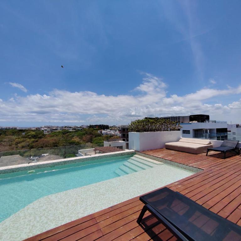 Precioso estudio en excelente zona de Playa del Carmen-Pool-GYM BY YEAH - One-Bedroom Apartment - 11