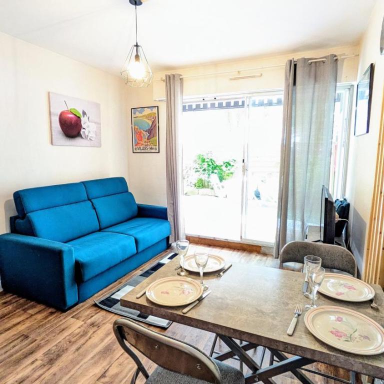 Le Petit Nid, T2 Rez de jardin avec parking - Plage et commerces à 15 à pied - One-Bedroom Apartment - 4