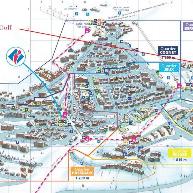 Homency - Résidence Chalets du Golf - Albatros A203 - Appartement avec Vue sur la Montagne - 16