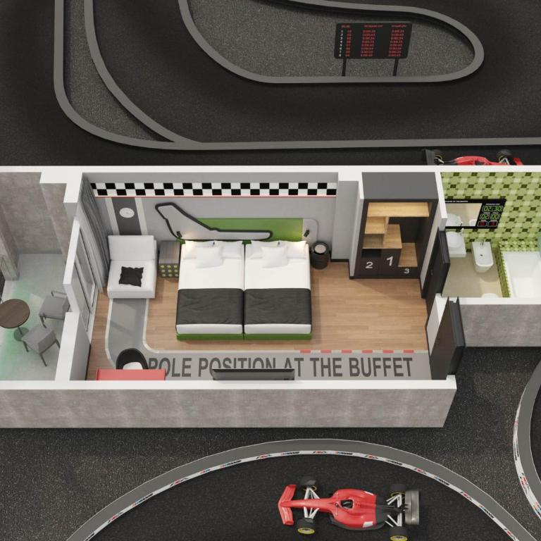 Hotel Magic Sports 4 - Habitación Cuádruple adaptada para personas con discapacidad - 1