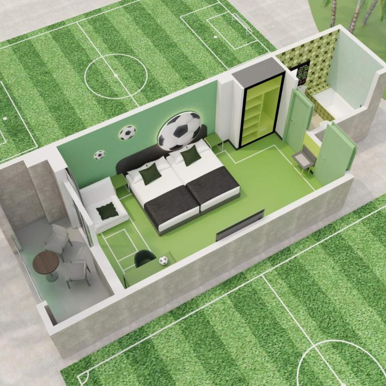 Hotel Magic Sports 4 - Gooooal!!! Superior Quadruple Room - Football - 3