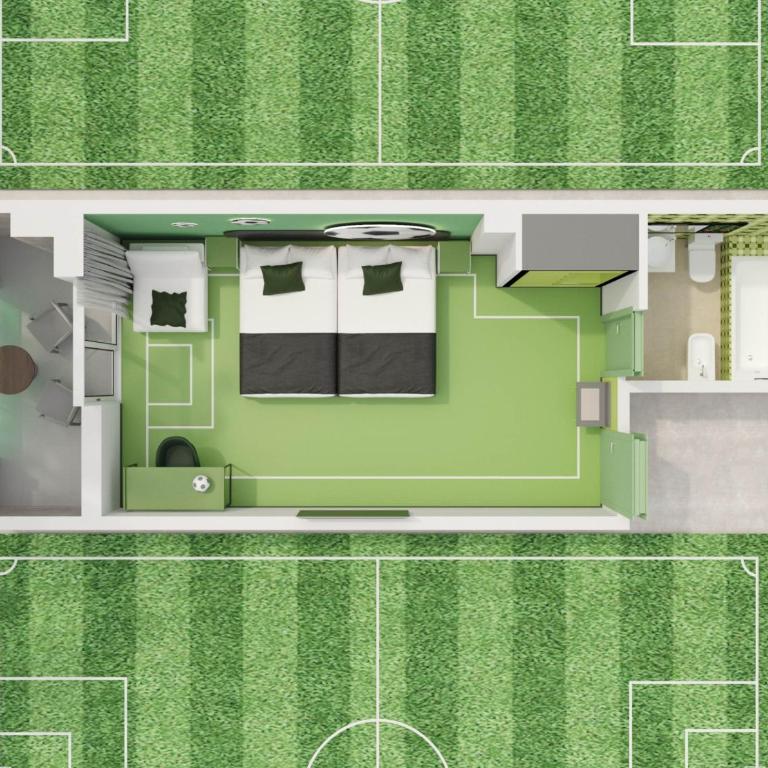Hotel Magic Sports 4 - Gooooal!!! Superior Quadruple Room - Football - 2