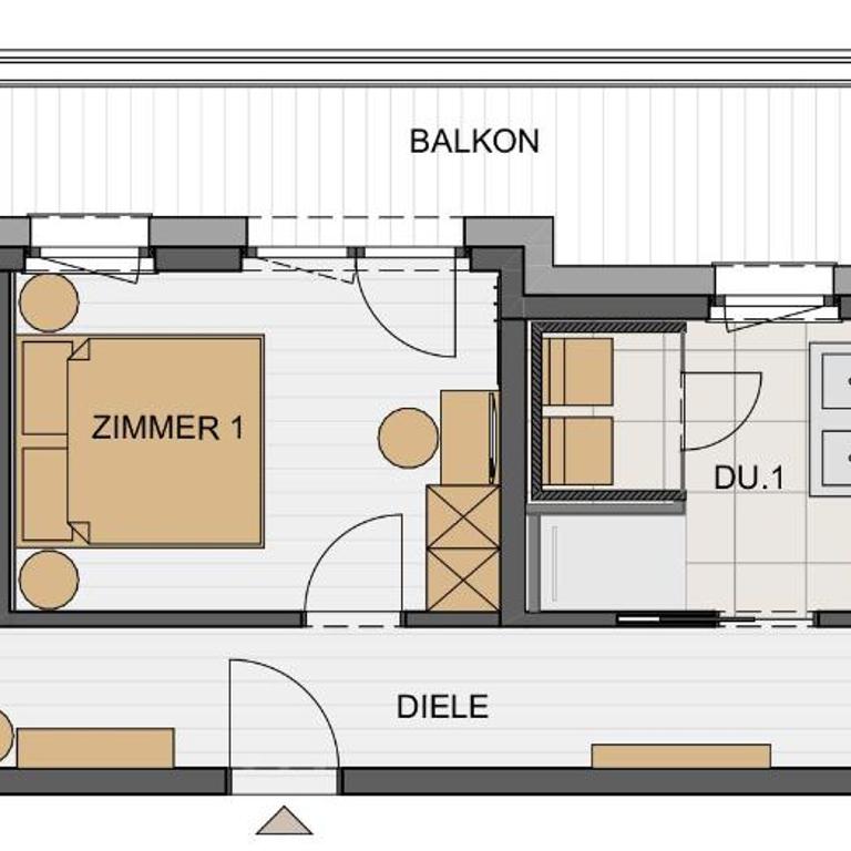 Portis Appartements - Appartamento con 2 Camere da Letto e Bagno - 12
