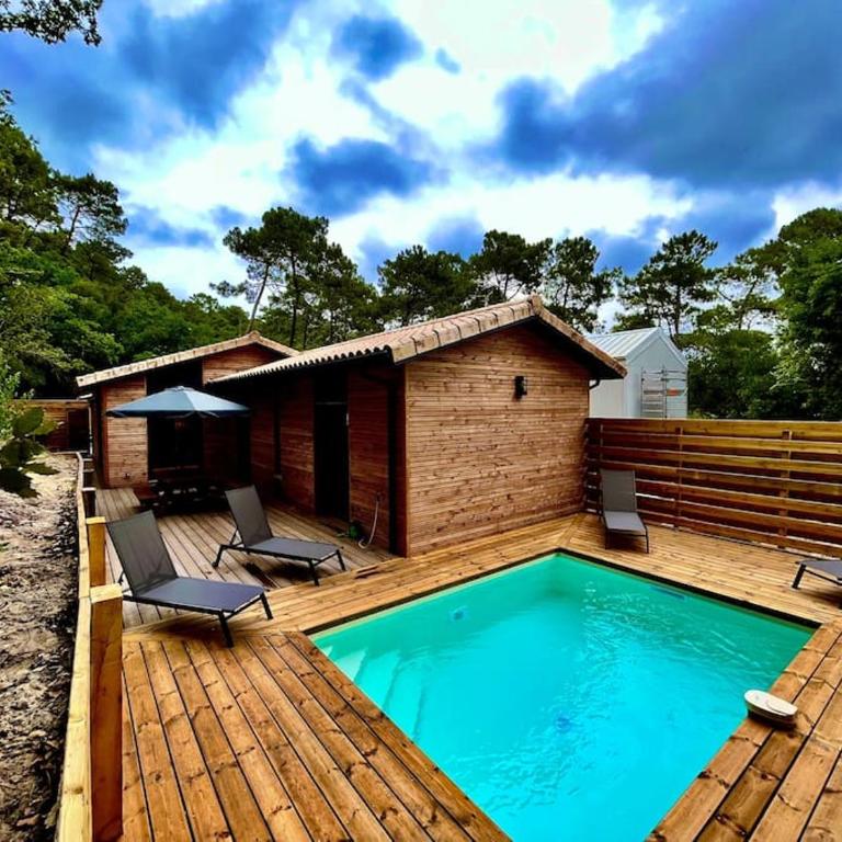 Villas climatisées avec piscine et SPA proche du lac - Villa avec Piscine Privée - 1