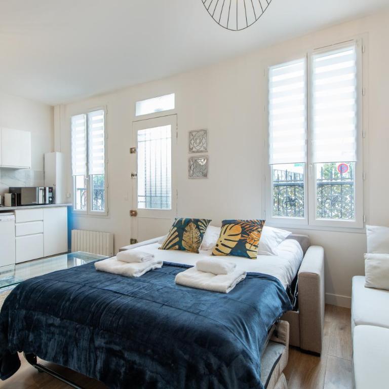 Spacious and bright 2-bedroom large apartment very close to Paris - near metro - Superior Apartment mit 2 Schlafzimmern - 5