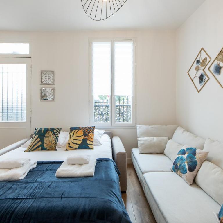 Spacious and bright 2-bedroom large apartment very close to Paris - near metro - Superior Apartment mit 2 Schlafzimmern - 20