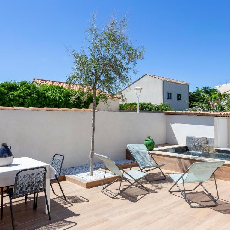 Chez Misha - Sublime maison climatisée à 100m des plages de Carnon - Villa - 4