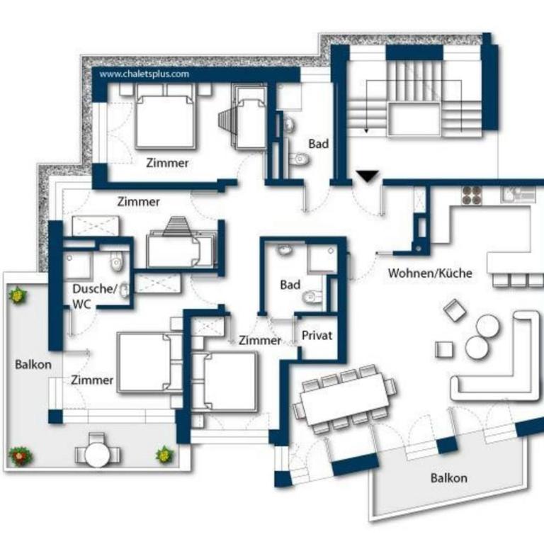 Appartement Schmittenblick Top 3 - Ferienhaus - 47