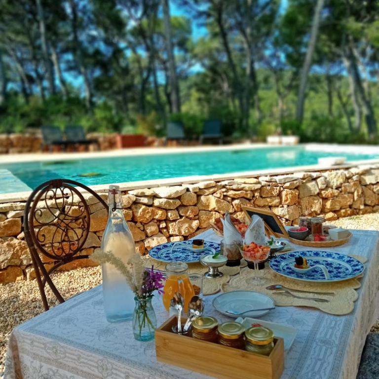 Les Pieds Tanqués - Chambres d'hôtes - Calanque à pieds - Chambre Double avec Salle de Bains Privative - 17