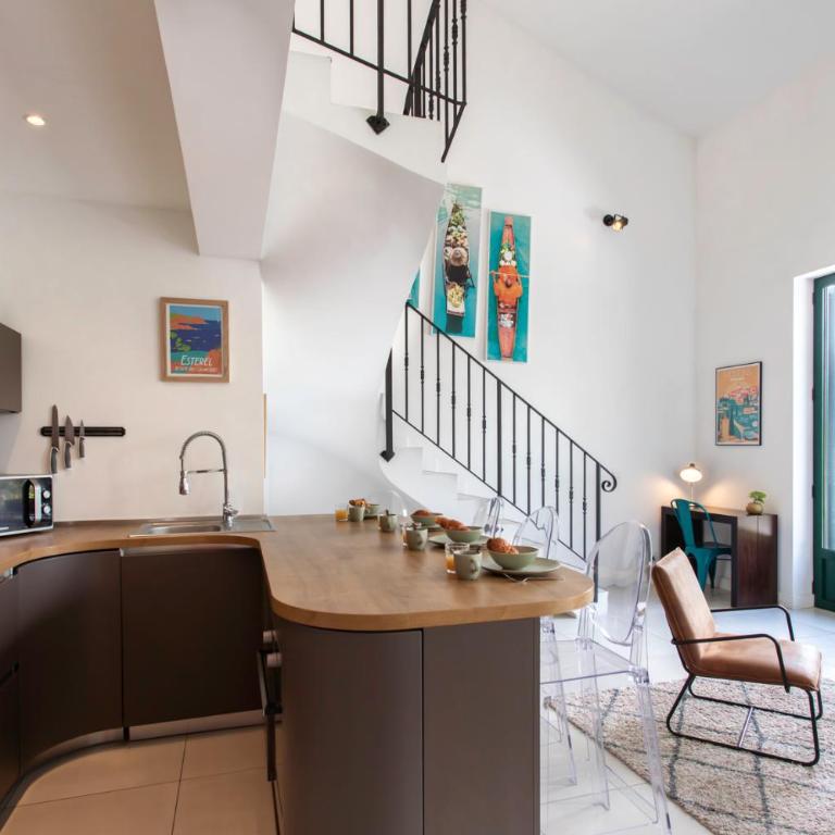 C12 Staywizus - 2 BDR Duplex in Mougins - 2 Parking spaces, AC, Balcony & Pool - Appartement 2 Chambres - 21