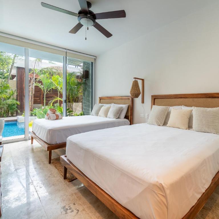Nhoa Tulum Aparthotel by Maya PM - Habitación Doble Deluxe con acceso a la piscina - 1 o 2 camas - 19