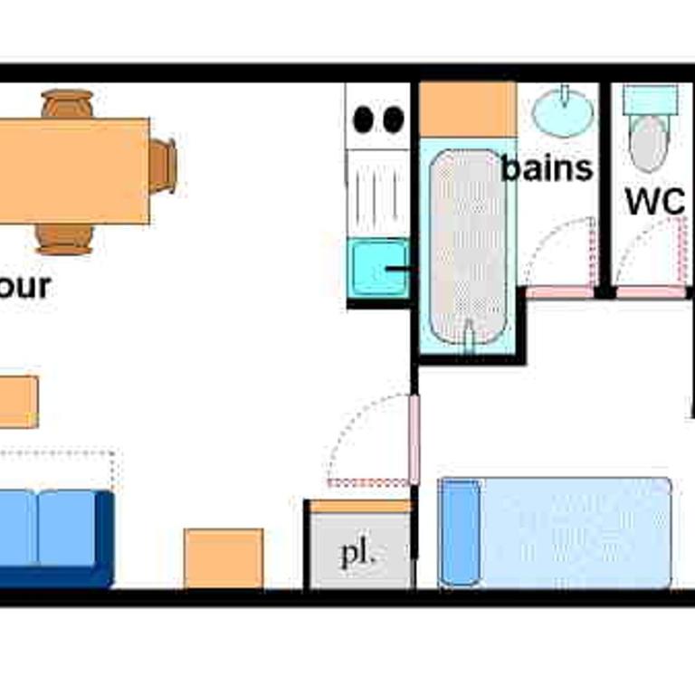 Appartement 5 pers. avec balcon, proche pistes et commerces à Val Cenis Le Haut - FR-1-508-257 - Appartamento - 9