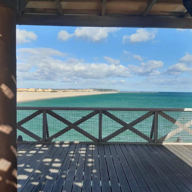 Beau Studio Cabine 4 Pers, 1er Étage, Vue Mer, Parking Port Leucate - FR-1-798-35 - Estudio - 15